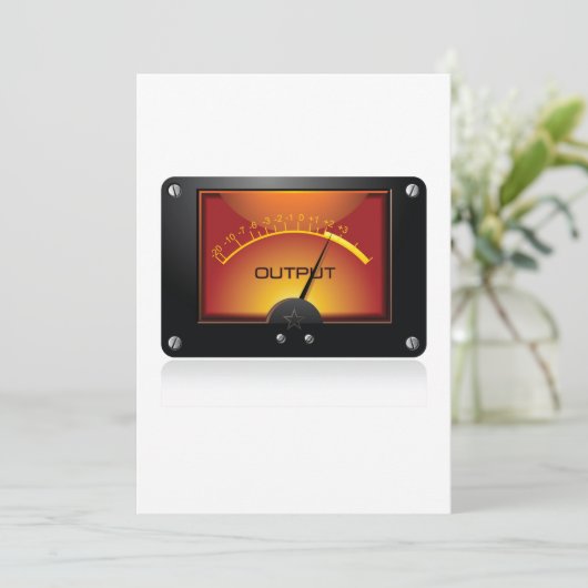 Signaalmeter Kaart (Staand voorkant)