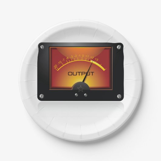 Signaalmeter Papieren Bordje (Voorkant)