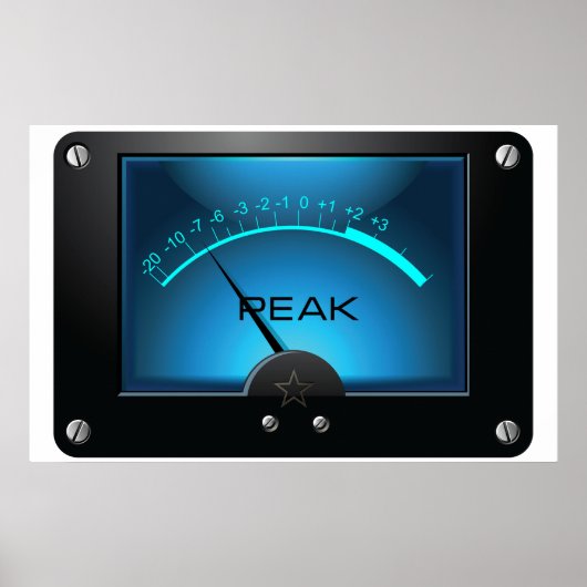 Signaalmeter Poster (Voorkant)