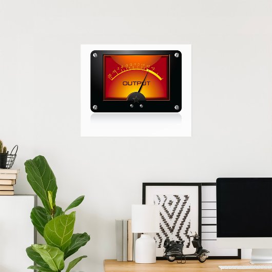 Signaalmeter Poster