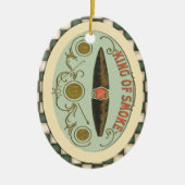  signaalplaat koning van rooktabak keramisch ornament (Voorkant)