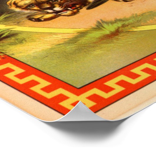  signaalreclame: tijgermerk poster (Hoek)