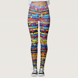 Signaalruispatroon Leggings