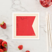 Signaalvlag (Nautical Letter "B") Servetten (Insitu)