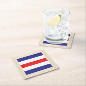 Signaalvlag (Nautical Letter "C") Kartonnen Onderzetters (Insitu)