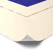 Signaalvlag (Nautical Letter "C") Poster (Hoek)