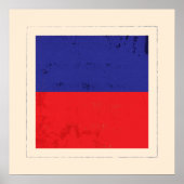 Signaalvlag (Nautical Letter "E") Poster (Voorkant)