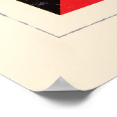 Signaalvlag (Nautical Letter "Z") Poster (Hoek)