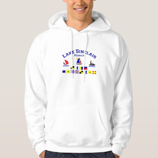 Signaalvlaggen van het meer Sinclair GA Hoodie (Voorkant)