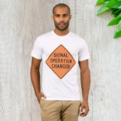 Signaalwerking Gewijzigd Mannen T-Shirt