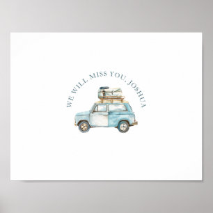 Signable Schrijven op Afscheidsfeest Printable Poster