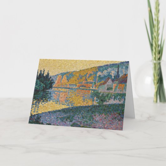 Signac - de Andelys, die Zon plaatsen, Opus 135 Kaart (Voorkant)