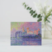 Signac's Le Château des Papes Briefkaart (Staand voorkant)