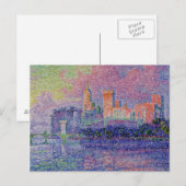 Signac's Le Château des Papes Briefkaart (Voorkant / Achterkant)
