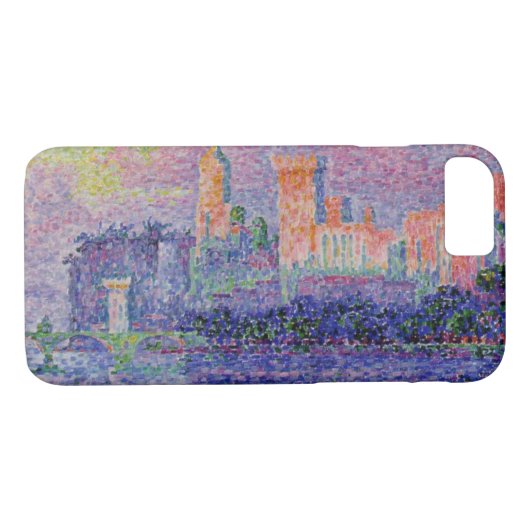 Signac's Le Château des Papes Case-Mate iPhone Case (Achterkant (Horizontaal))