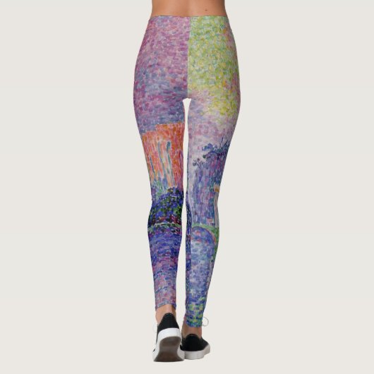 Signac's Le Château des Papes Leggings (Achterkant)