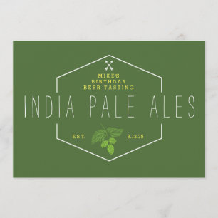 Signage van beertesten, IPA, Bleke adelaar India Kaart
