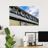 Signage van het treinstation van Moskou Poster (Thuiskantoor)