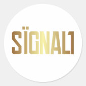 Signal1 Stickers (Voorkant)