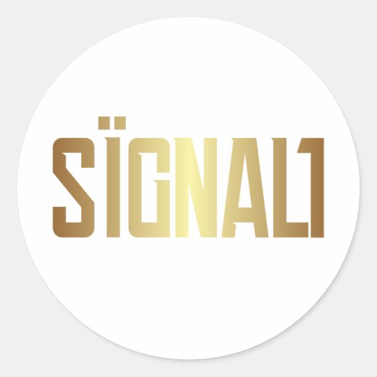 Signal1 Stickers (Voorkant)