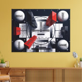 Signal 0249 canvas afdruk (Insitu (Woonkamer))