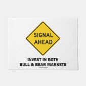Signal Ahead Invest in both Bull & Beer Markets Deurmat (Voorkant)
