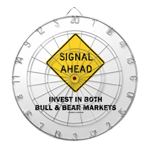 Signal Ahead (Sign.) Investeer beide Bull Beer Mar Dartbord (Voorkant)