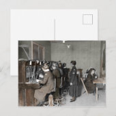 Signal Corp Women wwi Feestdagenkaart (Voorkant / Achterkant)