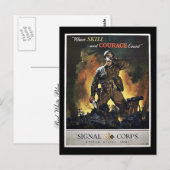 Signal Corps Briefkaart (Voorkant / Achterkant)