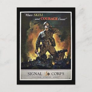 Signal Corps Briefkaart