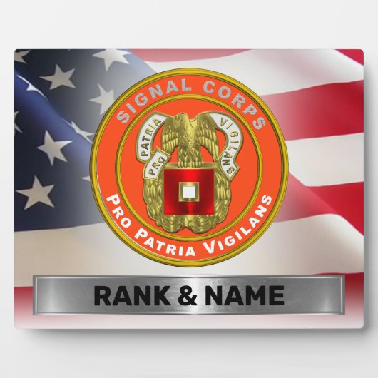 Signal Corps Fotoplaat (Voorkant)