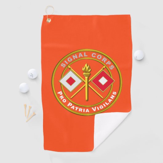 Signal Corps Golfhanddoek (Insitu)