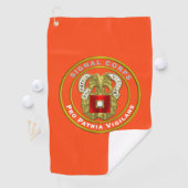 Signal Corps Golfhanddoek (Insitu)