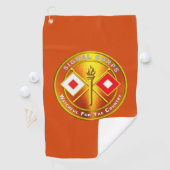 Signal Corps Golfhanddoek (Insitu)