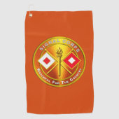 Signal Corps Golfhanddoek (Voorkant)