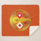 Signal Corps Sherpa Deken (Voorkant (horizontaal))