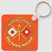 Signal Corps Sleutelhanger (Achterkant)