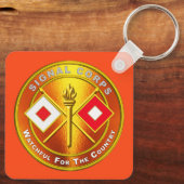 Signal Corps Sleutelhanger (Achterkant)