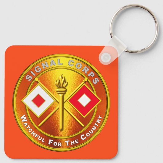 Signal Corps Sleutelhanger (Achterkant)
