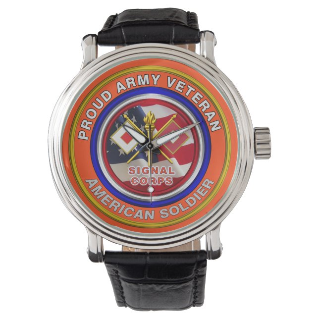 Signal Corps Veteran Horloge (Voorkant)