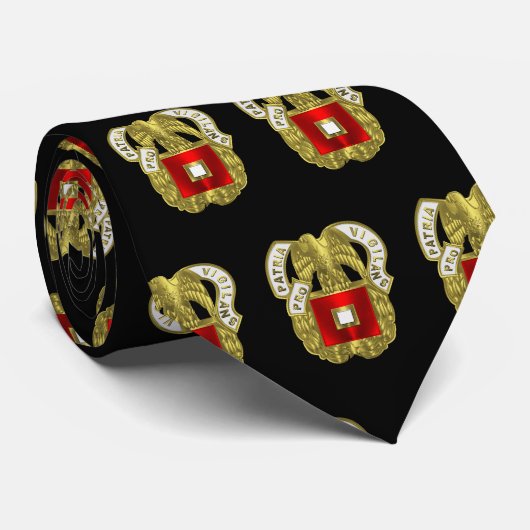 Signal Corps Veteran Stropdas (Opgerold)