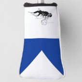 Signal flag Alpha Golfheadcover (Draai 90)