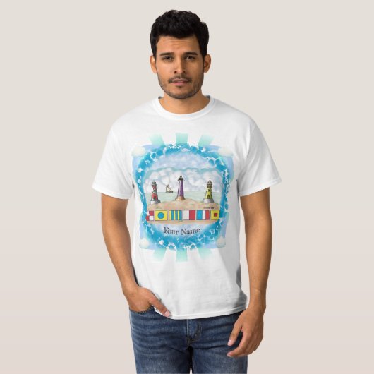 Signal Flags Lighthouse t-shirt (Voorkant volledig)