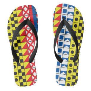 Signal Flags patroon_I Love to Sail Teenslippers