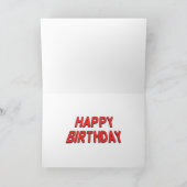 "Signal" Happy Birthday Wenskaart Kaart (Binnen)