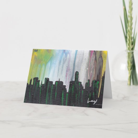 "Signal" Happy Birthday Wenskaart Kaart (Voorkant)