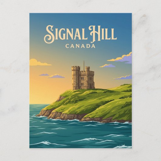 Signal Hill Canada Briefkaart (Voorkant)