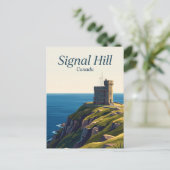 Signal Hill Canada Briefkaart (Staand voorkant)