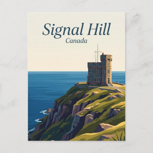 Signal Hill Canada Briefkaart (Voorkant)