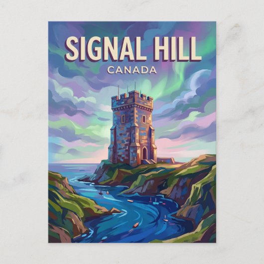 Signal Hill Canada Briefkaart (Voorkant)
